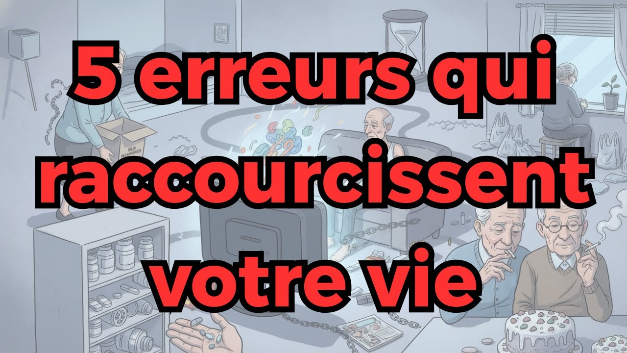 5 erreurs quotidiennes qui réduisent votre espérance de vie sans que vous le sachiez