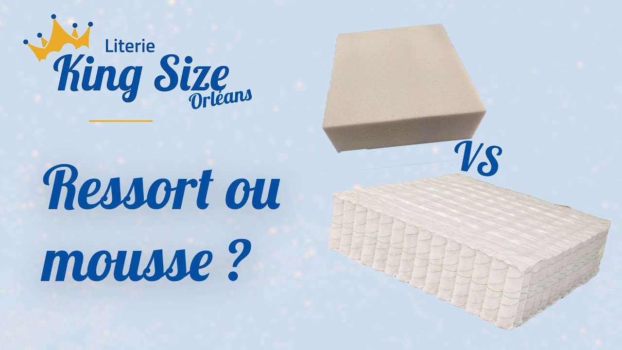 Matelas mousse ou ressort : Quel est le meilleur ?