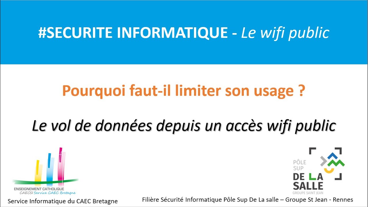 LE WIFI PUBLIC - Pourquoi faut-il limiter son usage ?