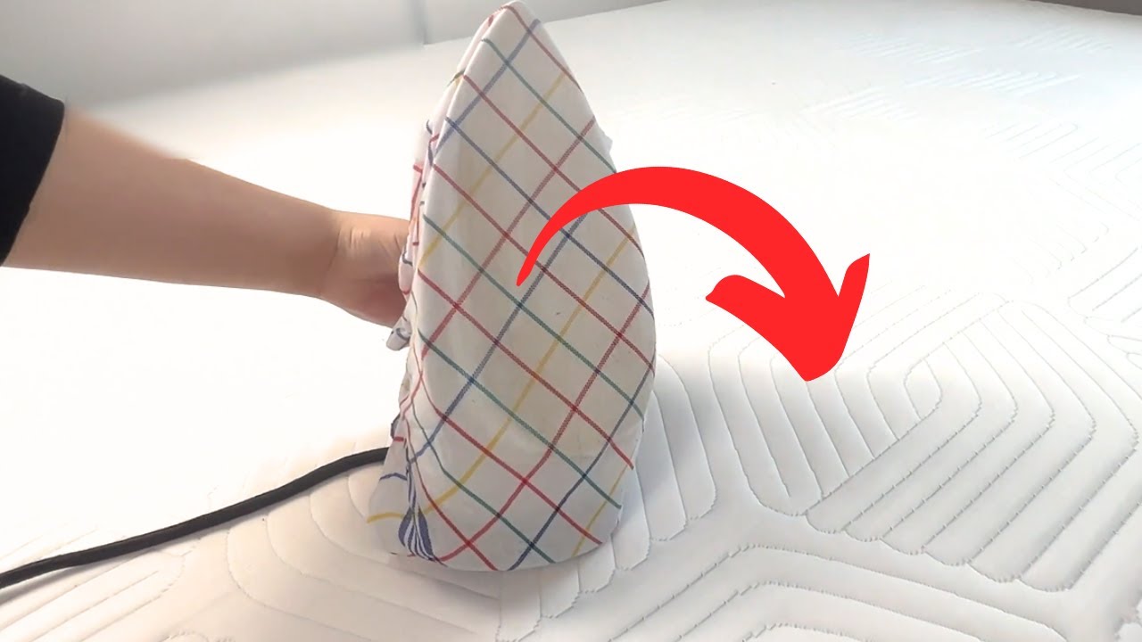 Le matelas est propre, parfumé et sans acariens. Un simple fer à repasser suffit