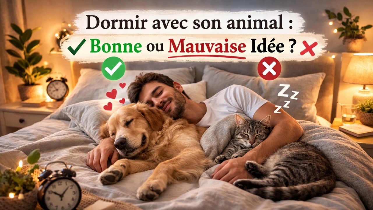 Dormir avec son animal de compagnie : est-ce une bonne ou une mauvaise idée