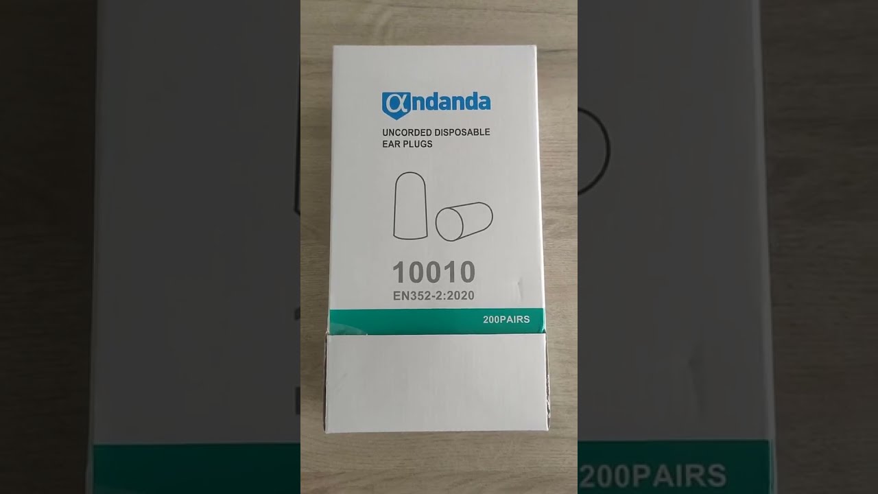 ANDANDA Bouchons d'Oreille Anti Bruit SNR 37dB, Confortable , facile a mettre et prix correct