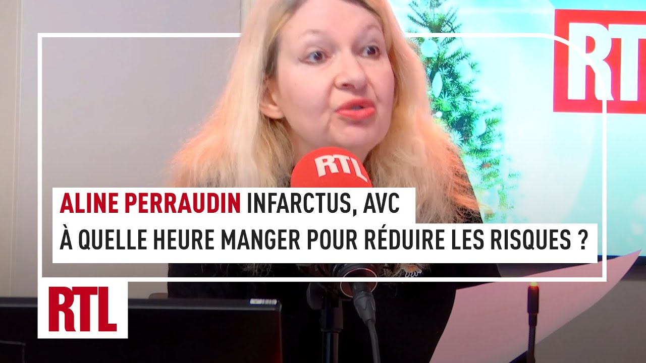 Aline Perraudin : Infarctus, AVC…  à quelle heure manger pour réduire les risques ?