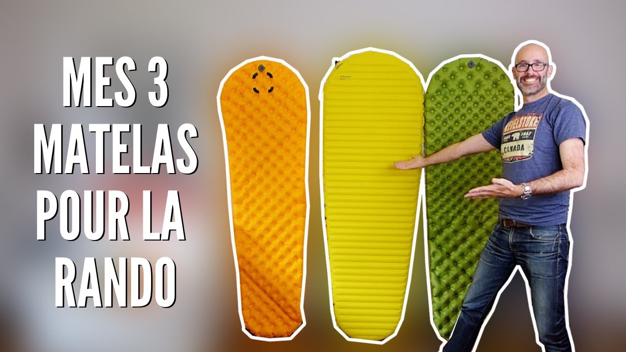 3 matelas GONFLABLES pour la RANDO | Sea To Summit, Thermarest NeoAir XLite RW