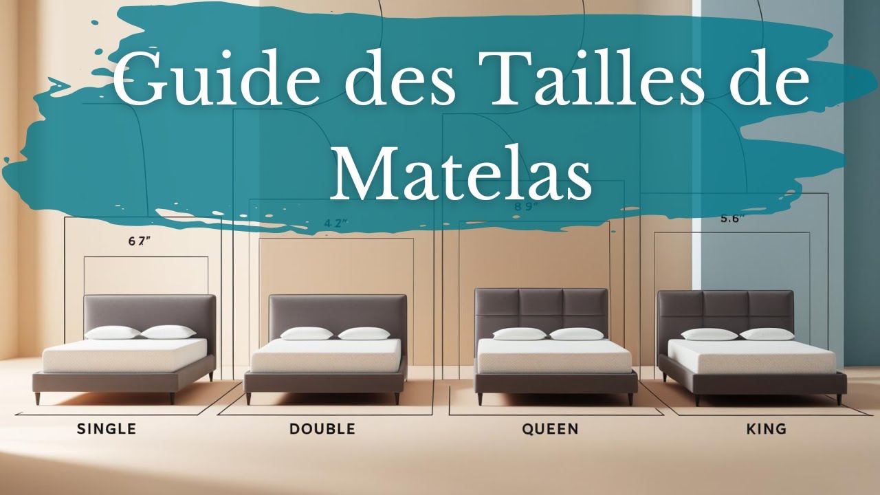 Guide des Tailles de Matelas : Quelle Dimension Choisir pour un Sommeil Confortable ?