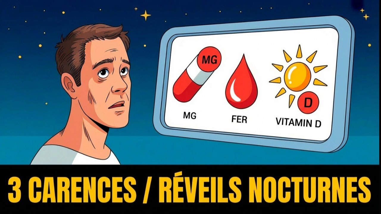 3 carences qui provoquent tes réveils nocturnes !