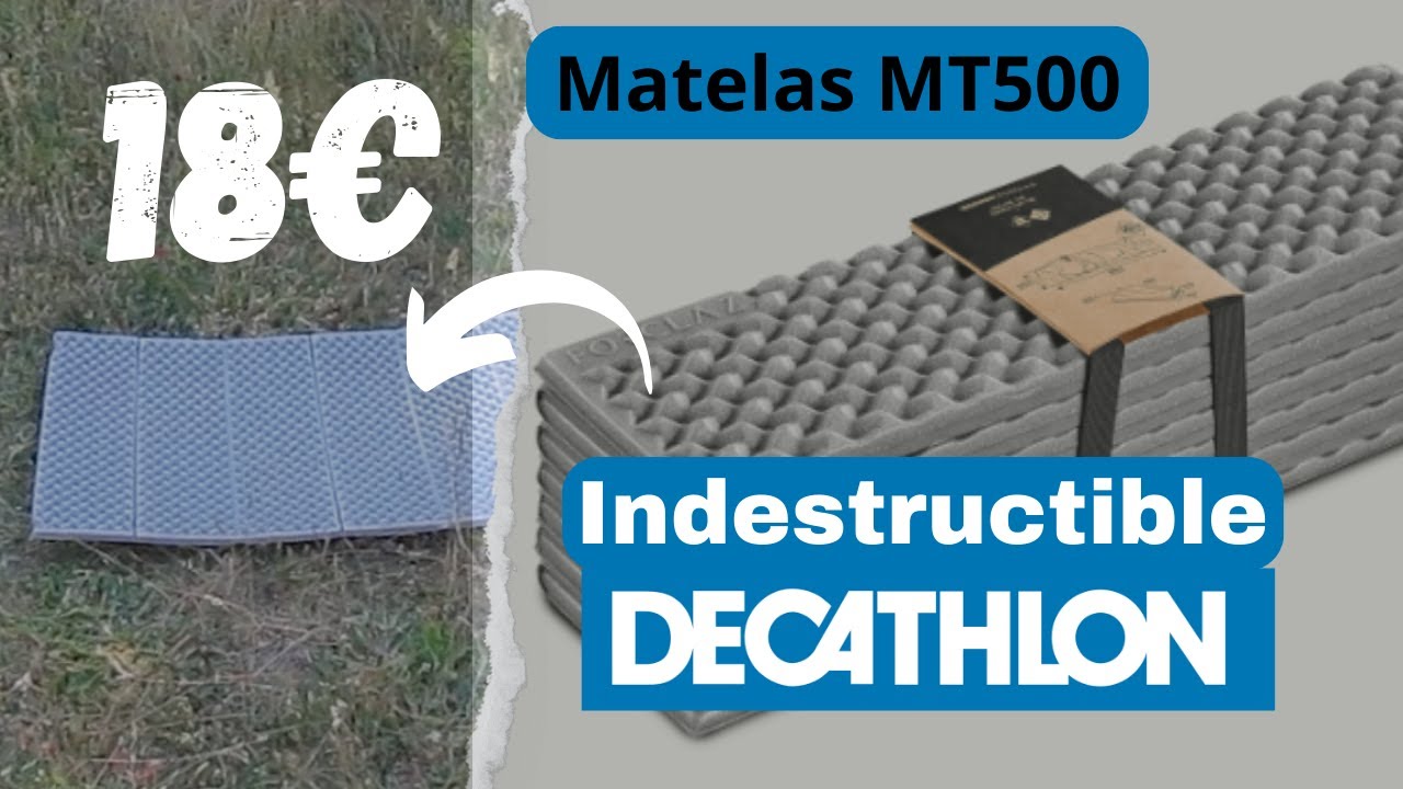 Dormir n'importe où pour 18€?! Revue sur le matelas mousse de chez Décathlon