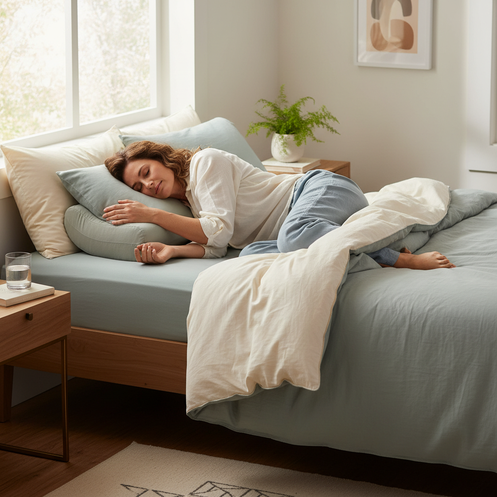 découvrez les bienfaits de la position pour dormir sur le côté et les précautions essentielles à adopter pour un sommeil sain et confortable.