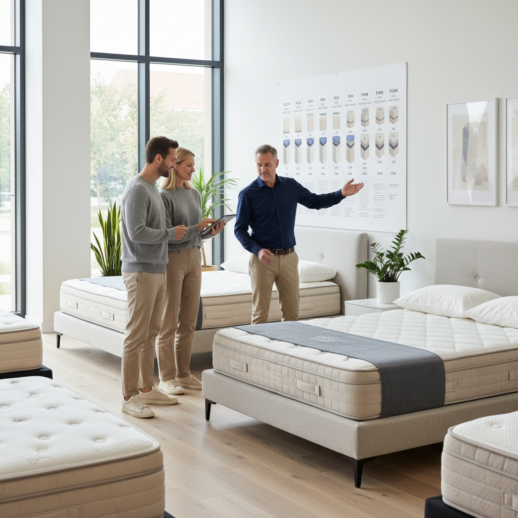 découvrez comment choisir la densité idéale de votre matelas grâce à notre guide complet pour un maintien optimal et un confort durable.