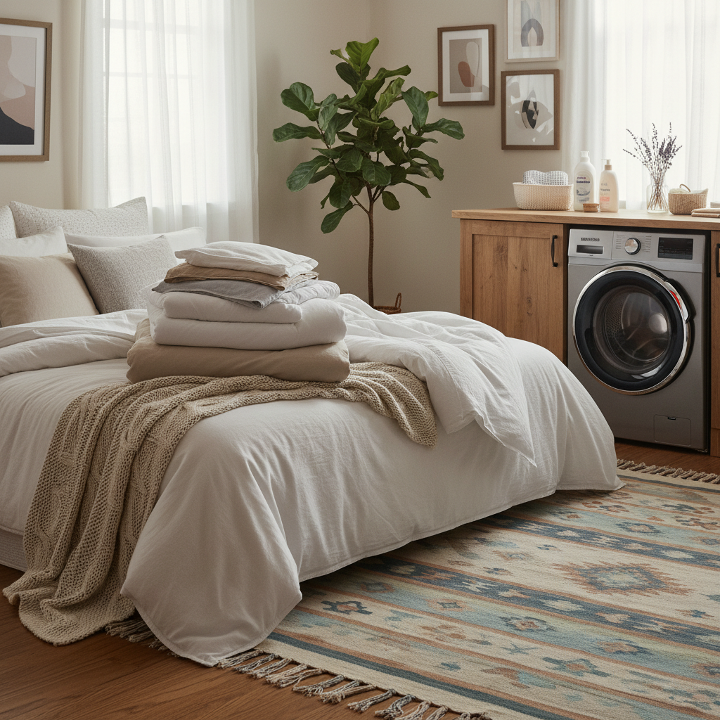 découvrez comment choisir la bonne température pour laver votre couette avec notre guide d’entretien simple et efficace, afin de préserver sa douceur et sa longévité.