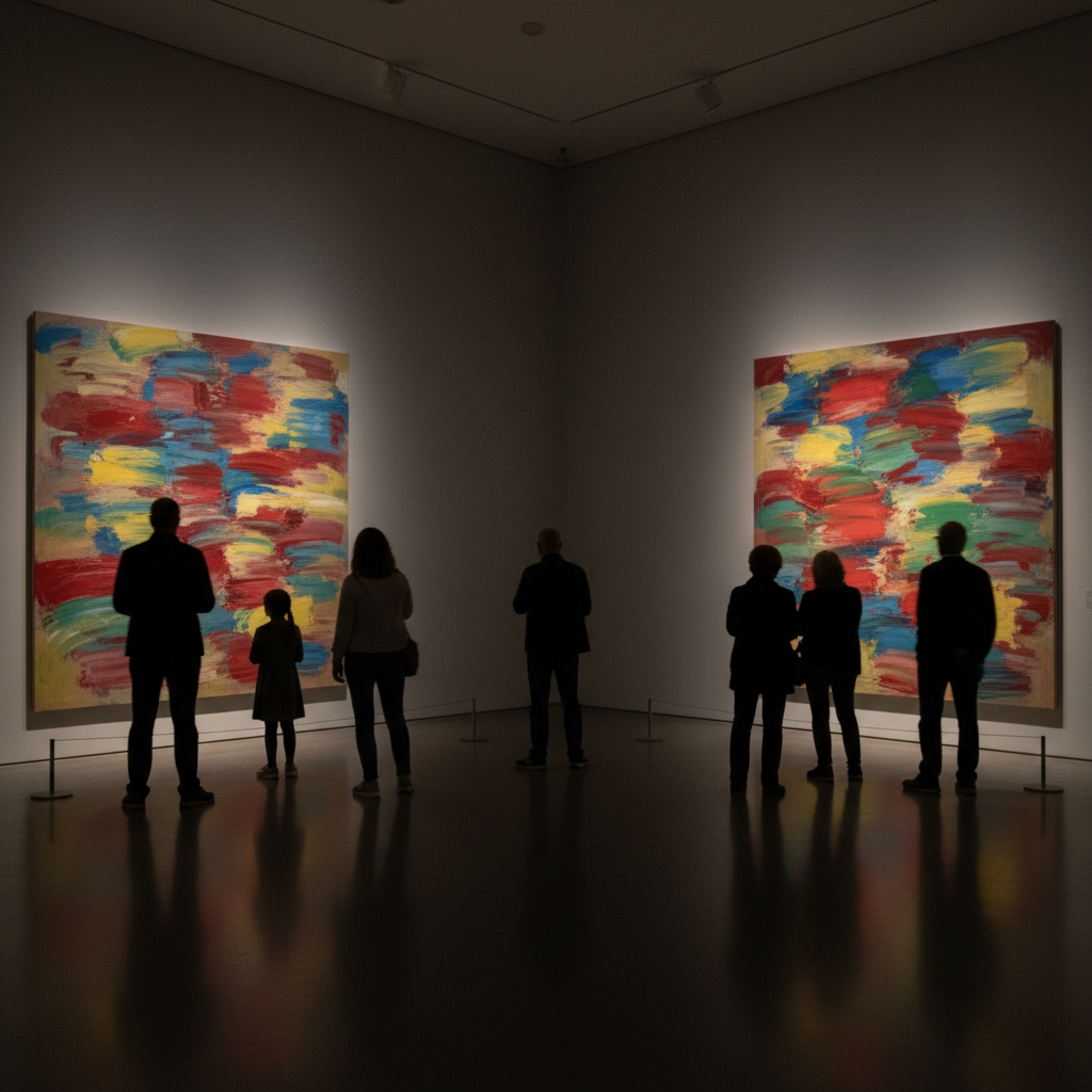 plongez dans une nuit immersive à la fondation louis vuitton avec « sleep », un voyage entre les vibrations musicales de max richter et les toiles captivantes de gerhard richter.