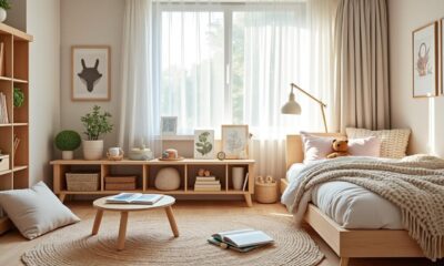 découvrez comment aménager une chambre enfant alliant jeu et sérénité. astuces simples pour un espace ludique, confortable et apaisant à la fois.