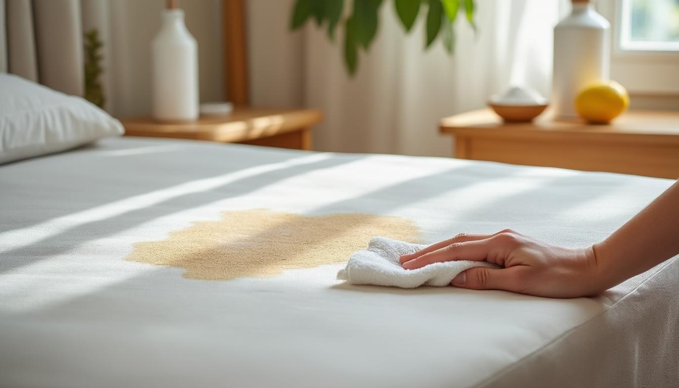 découvrez des méthodes simples et naturelles pour nettoyer efficacement du pipi sur un matelas et garder votre literie fraîche et propre.