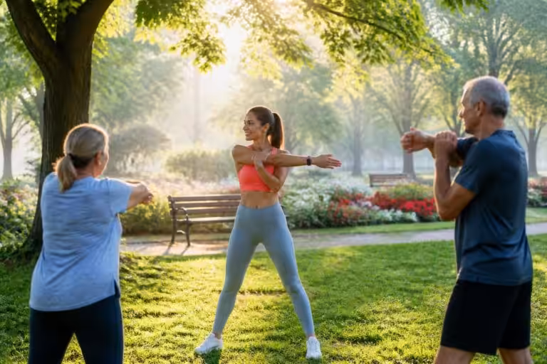 exercices faciles recommandés par une coach pour bien démarrer vos matins d&rsquo;été !